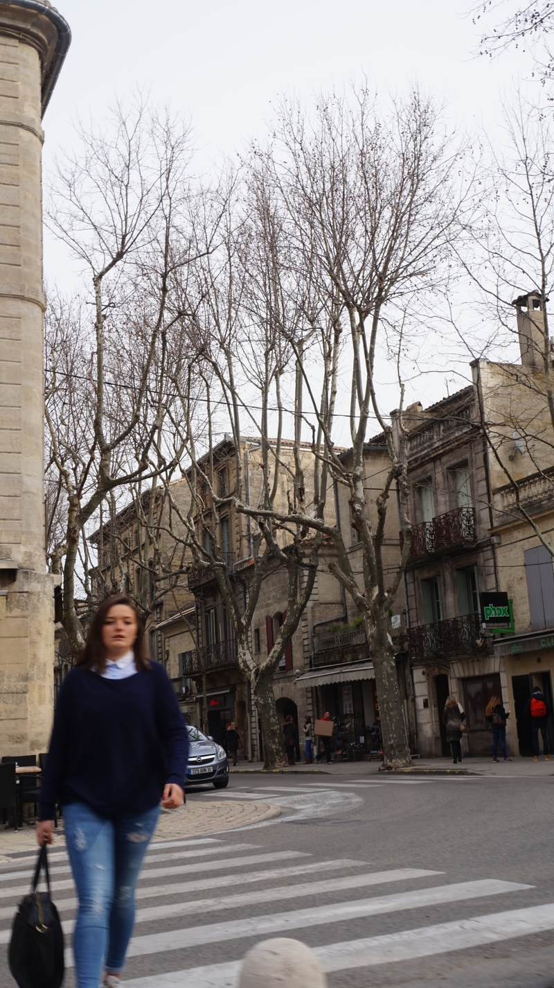 This looked better in real life and in my memory. Photographing from a moving car and all that. City of Uzès. 11:14